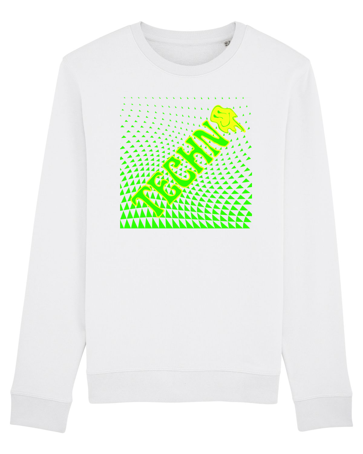 Bluză mânecă lungă Unisex Rise White
