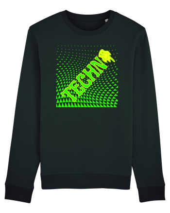 Techno Music Lover  Black