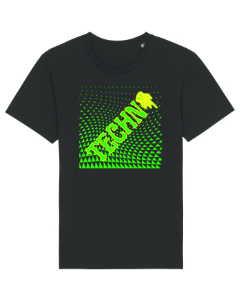 Techno Music Lover  Black