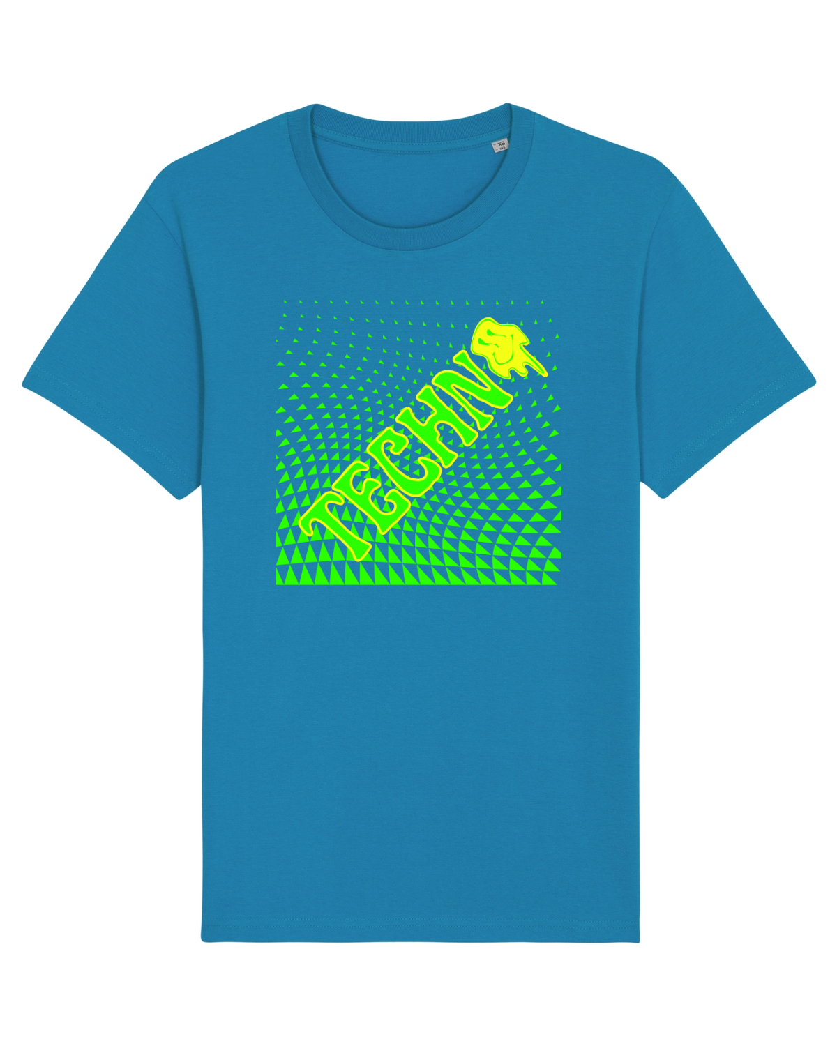 Tricou mânecă scurtă Unisex Rocker Azur