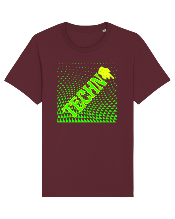 Techno Music Lover  Burgundy