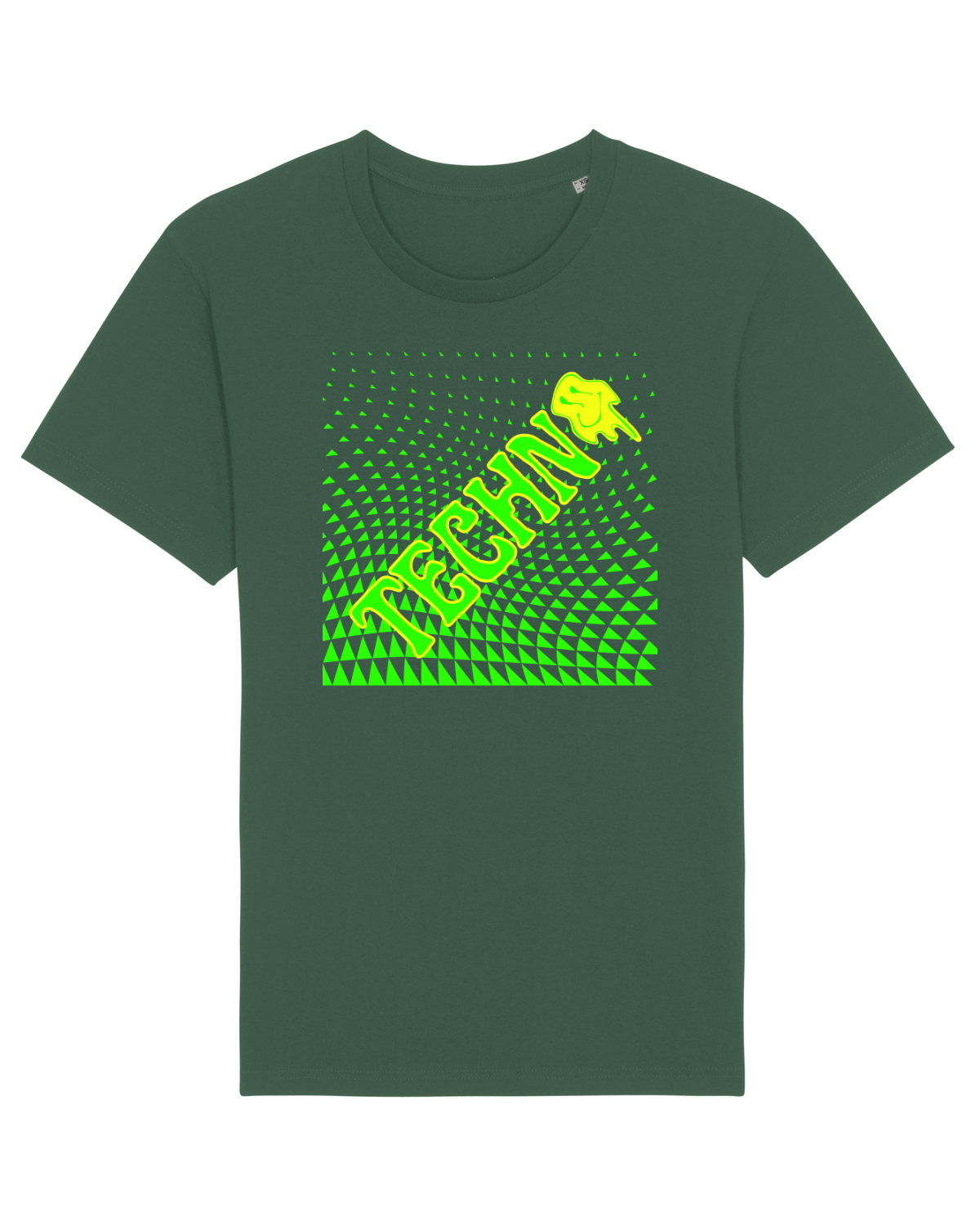 Tricou mânecă scurtă Unisex Rocker Bottle Green