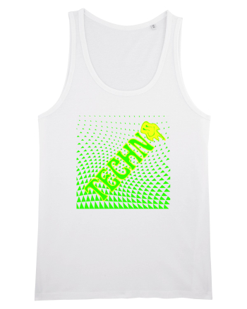 Techno Music Lover  White