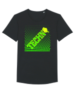Techno Music Lover  Tricou mânecă scurtă guler larg Bărbat Skater