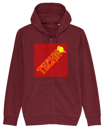 Techno Music Lover  Burgundy