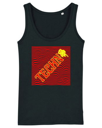 Techno Music Lover  Black