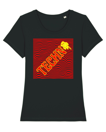 Techno Music Lover  Black