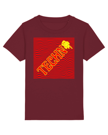 Techno Music Lover  Burgundy