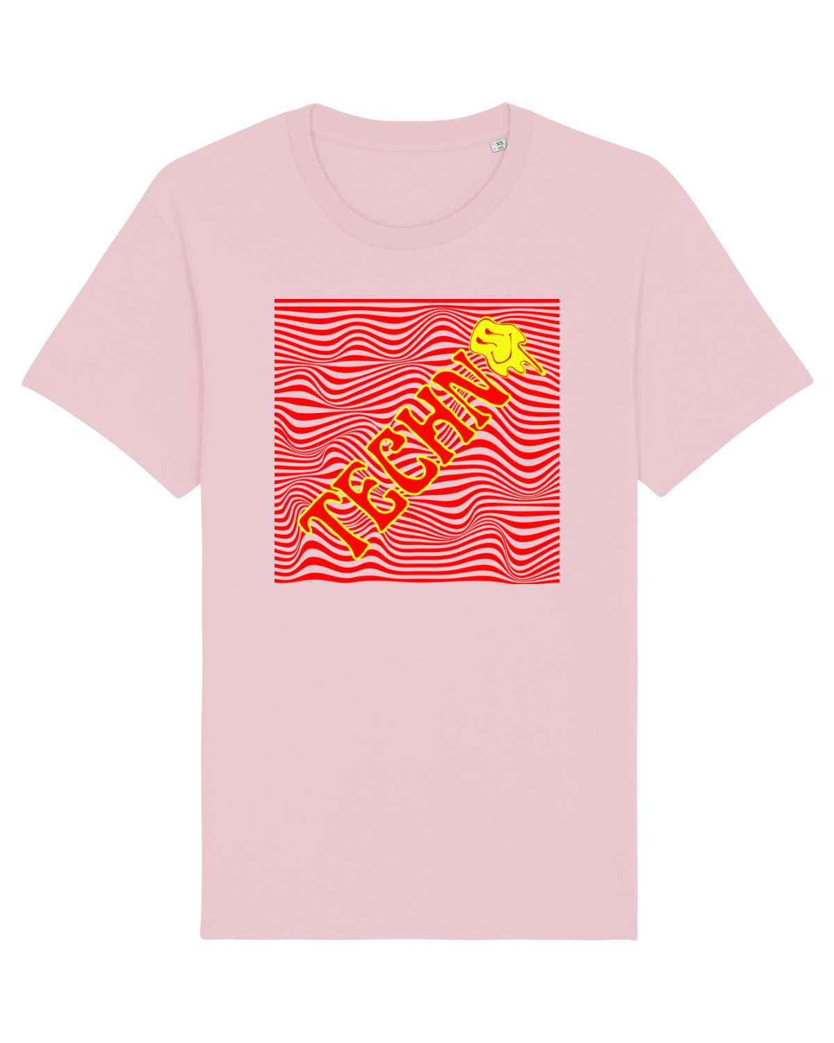 Tricou mânecă scurtă Unisex Rocker Cotton Pink