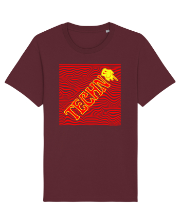 Techno Music Lover  Burgundy