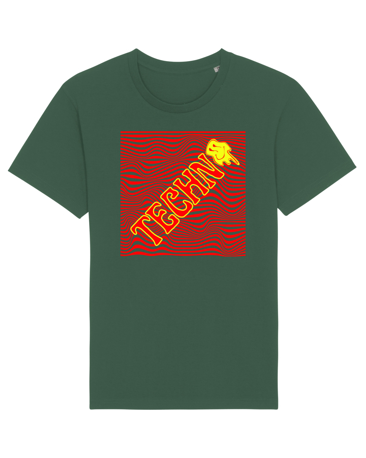 Tricou mânecă scurtă Unisex Rocker Bottle Green