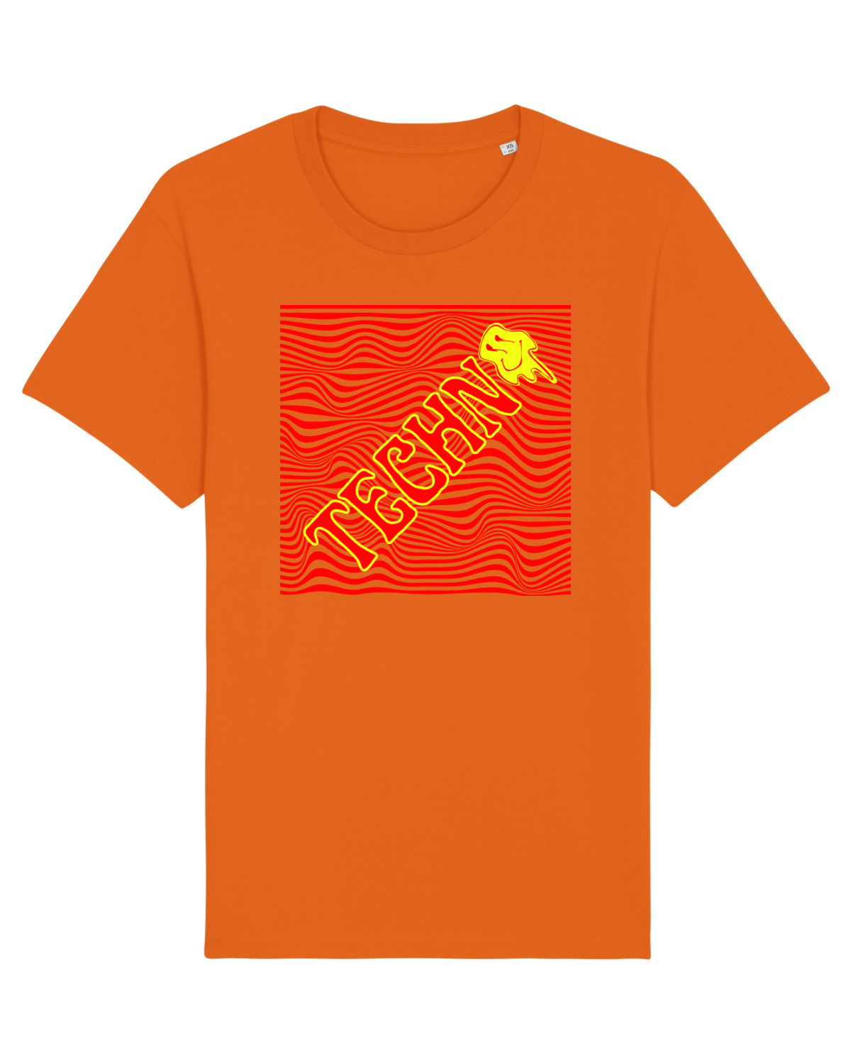 Tricou mânecă scurtă Unisex Rocker Bright Orange