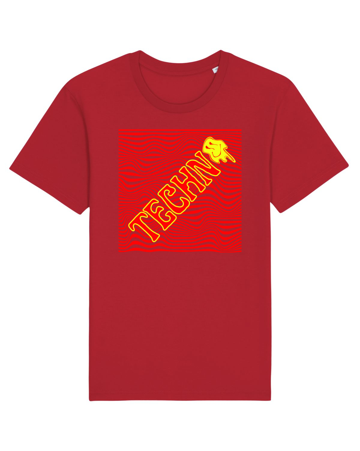 Tricou mânecă scurtă Unisex Rocker Red