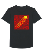 Techno Music Lover  Tricou mânecă scurtă guler larg Bărbat Skater