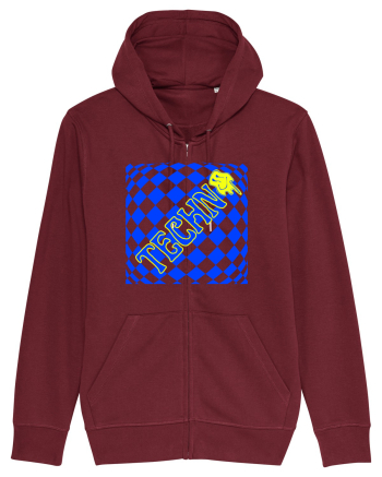 Techno Music Lover  Burgundy