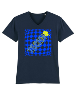 Techno Music Lover  Tricou mânecă scurtă guler V Bărbat Presenter