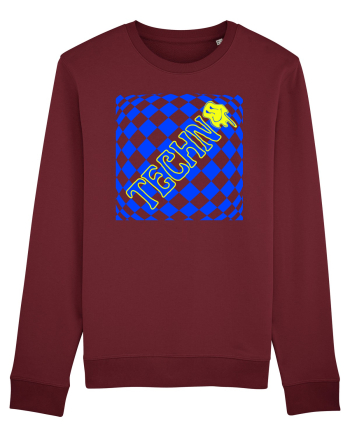 Techno Music Lover  Burgundy