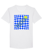 Techno Music Lover  Tricou mânecă scurtă guler larg Bărbat Skater