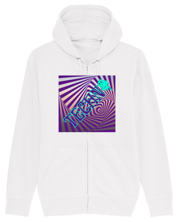 Techno Music Lover  White