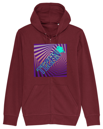 Techno Music Lover  Burgundy