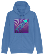 Techno Music Lover  Hanorac cu fermoar Unisex Connector