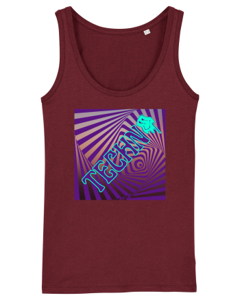 Techno Music Lover  Burgundy
