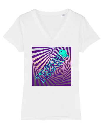 Techno Music Lover  White