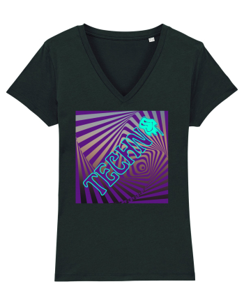 Techno Music Lover  Black