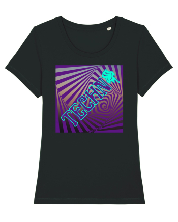 Techno Music Lover  Black