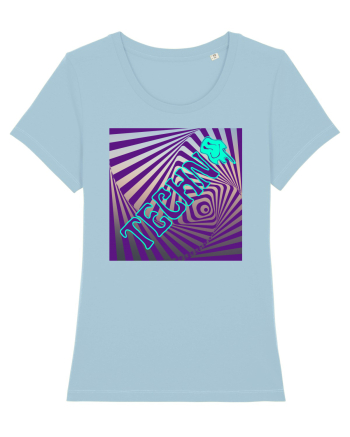 Techno Music Lover  Sky Blue