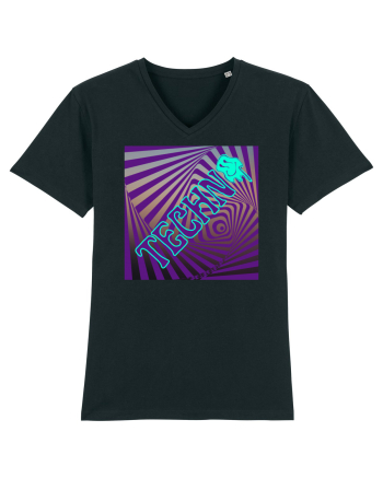 Techno Music Lover  Black