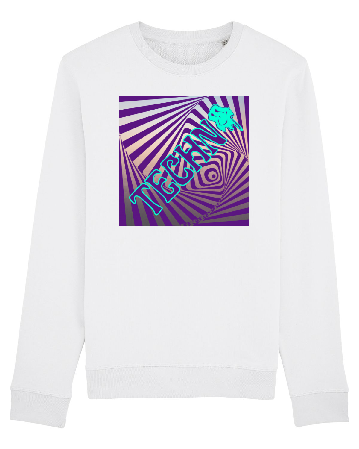 Bluză mânecă lungă Unisex Rise White