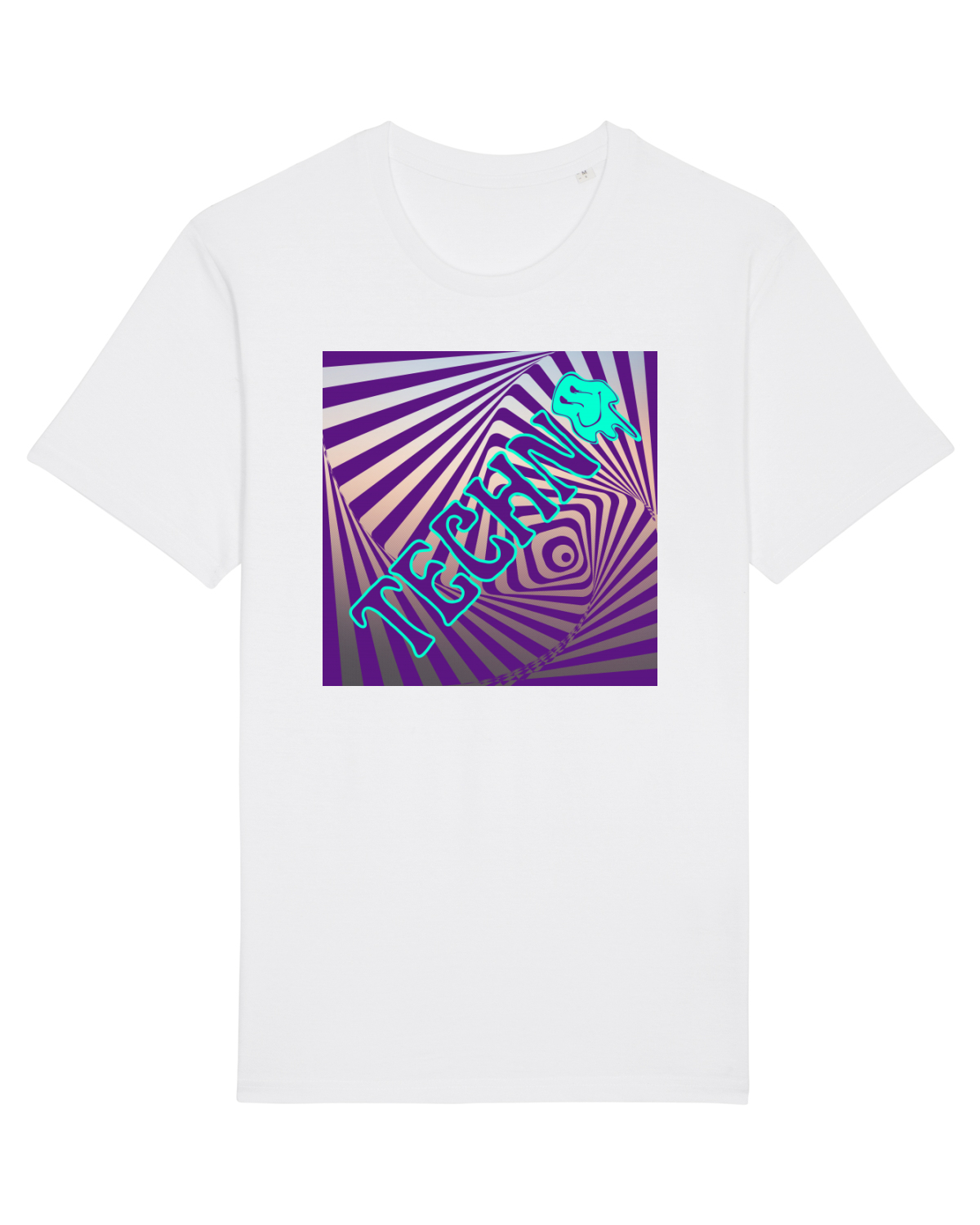 Tricou mânecă scurtă Unisex Rocker White