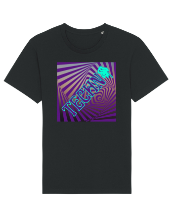 Techno Music Lover  Black