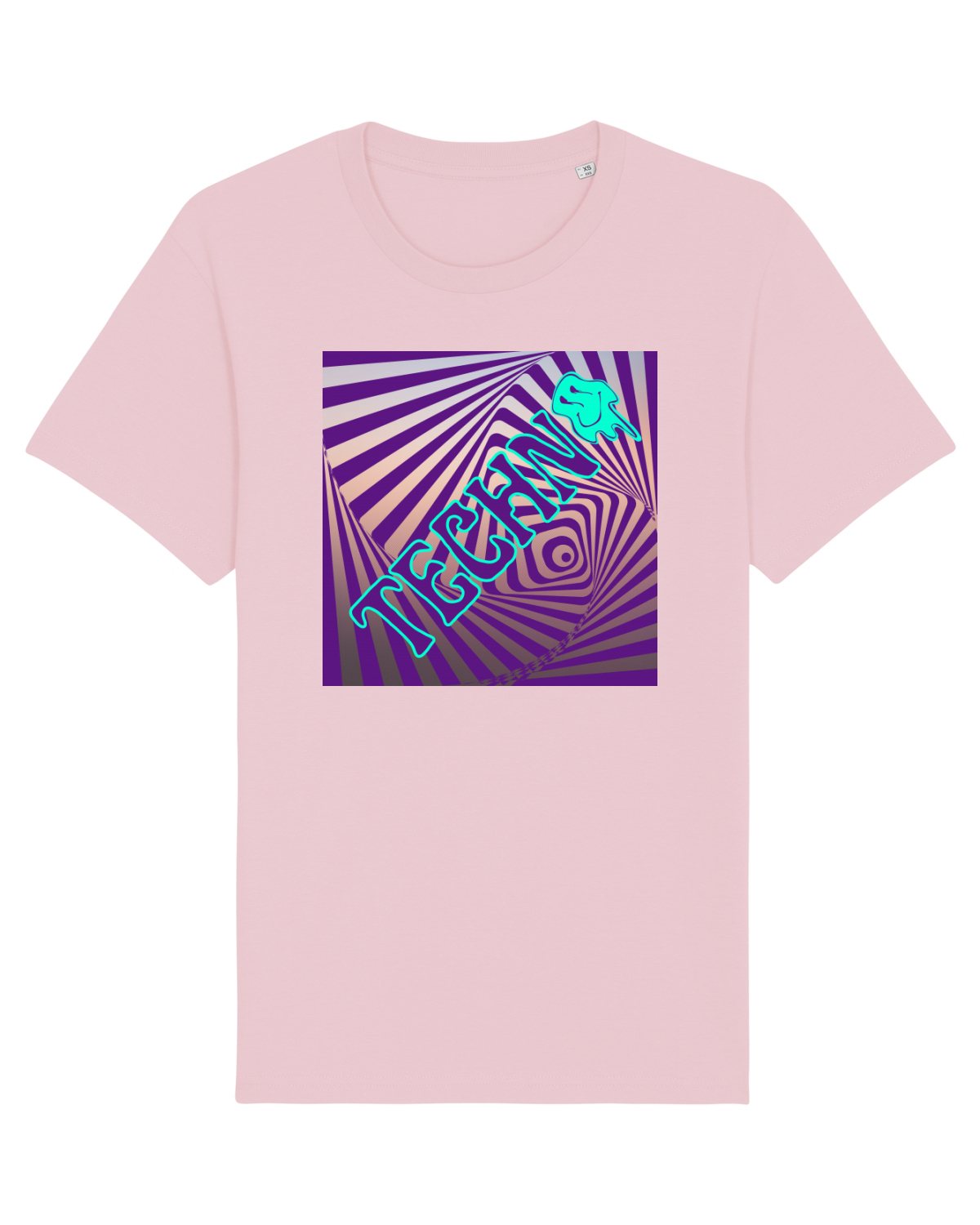 Tricou mânecă scurtă Unisex Rocker Cotton Pink