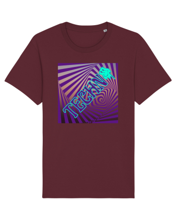 Techno Music Lover  Burgundy