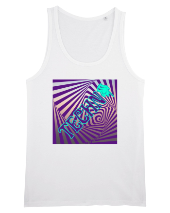 Techno Music Lover  White