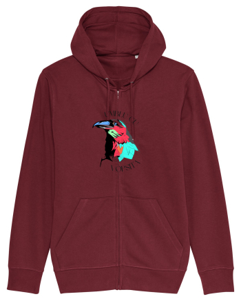 Umblu cu cioara vopsită Burgundy