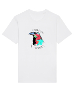 Umblu cu cioara vopsită Tricou mânecă scurtă Unisex Rocker