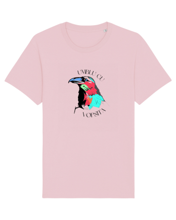 Umblu cu cioara vopsită Cotton Pink