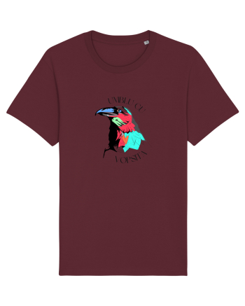 Umblu cu cioara vopsită Burgundy