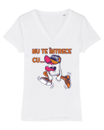 Nu te întrece cu gluma Tricou mânecă scurtă guler V Damă Evoker