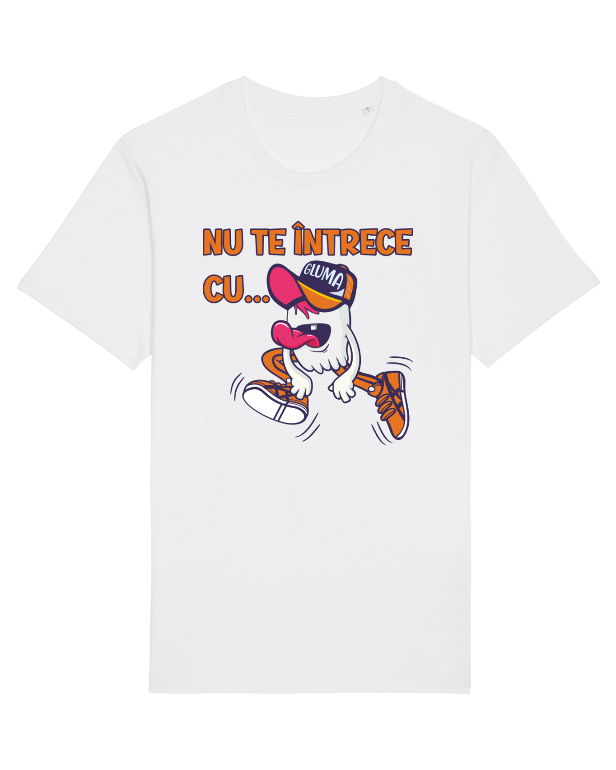 Tricou mânecă scurtă Unisex Rocker White