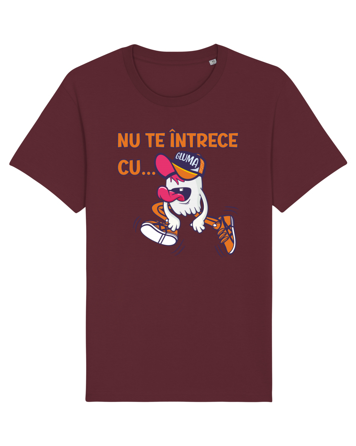 Tricou mânecă scurtă Unisex Rocker Burgundy