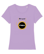 Mi-a picat fisa Tricou mânecă scurtă guler larg fitted Damă Expresser