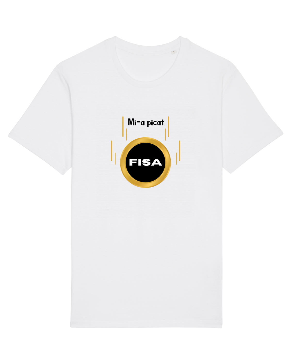 Tricou mânecă scurtă Unisex Rocker White