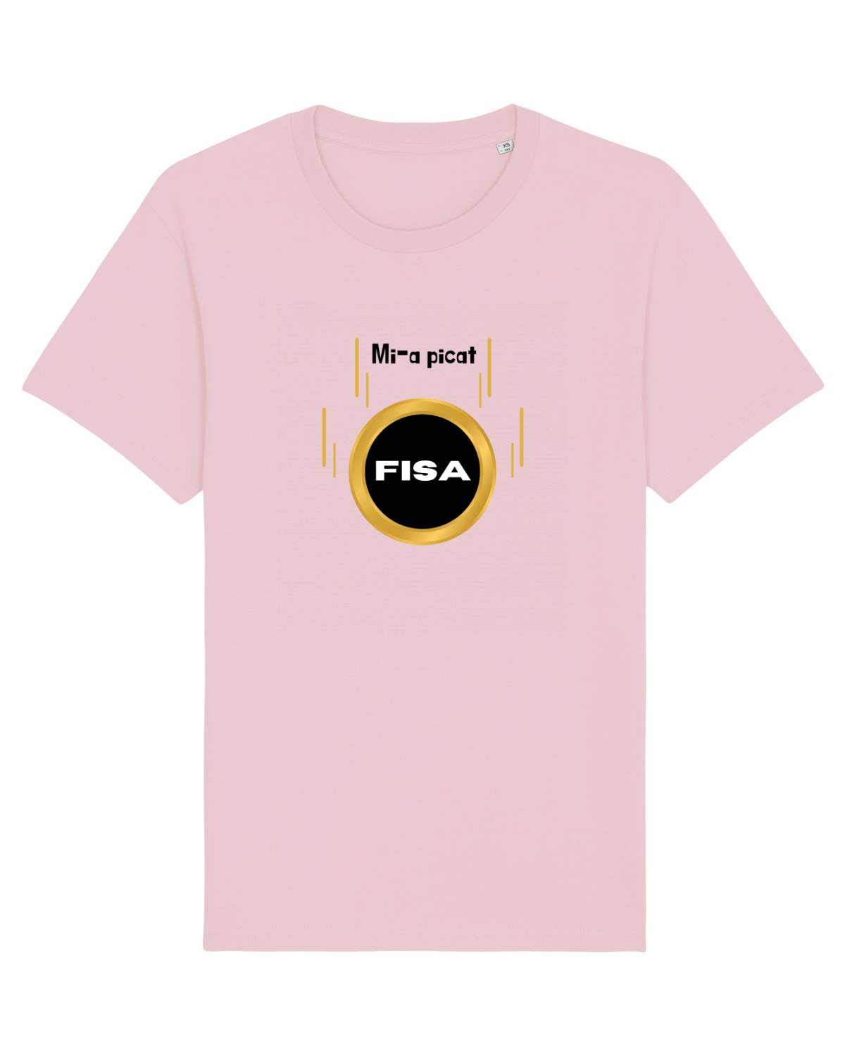 Tricou mânecă scurtă Unisex Rocker Cotton Pink