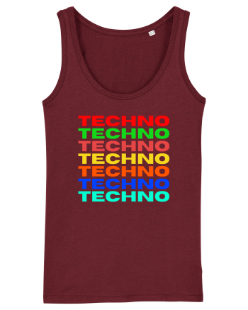 Techno Music Lover  Burgundy