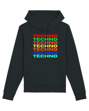 Techno Music Lover  Black