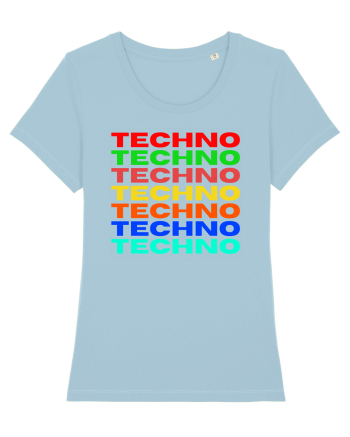 Techno Music Lover  Sky Blue